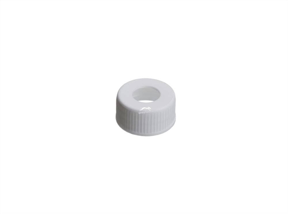 Picture of 24-400mm White Polypropylene Open Hole Screw Cap, Unlined